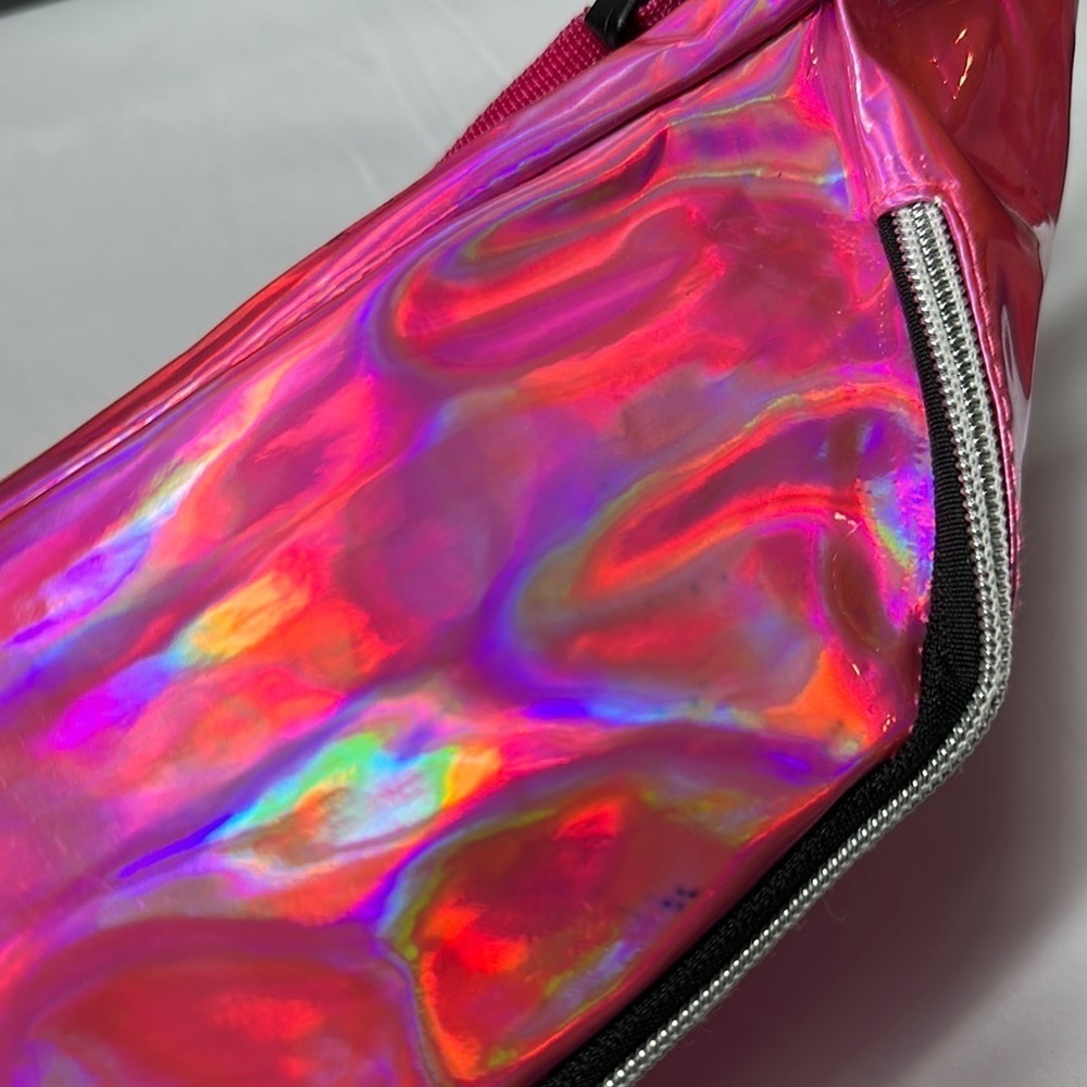 Pink Holographic Fanny Pack with Adjustable Strap - Picture 9 of 10